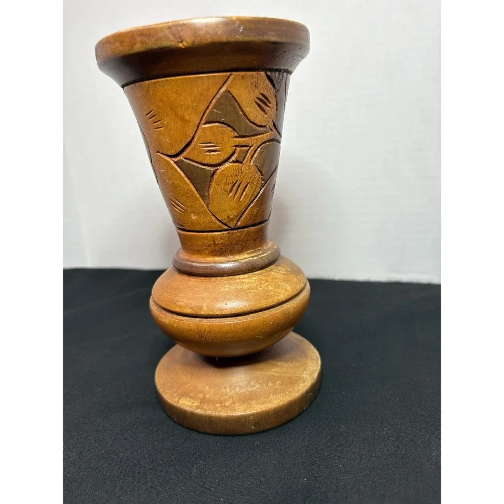 Wood Vase